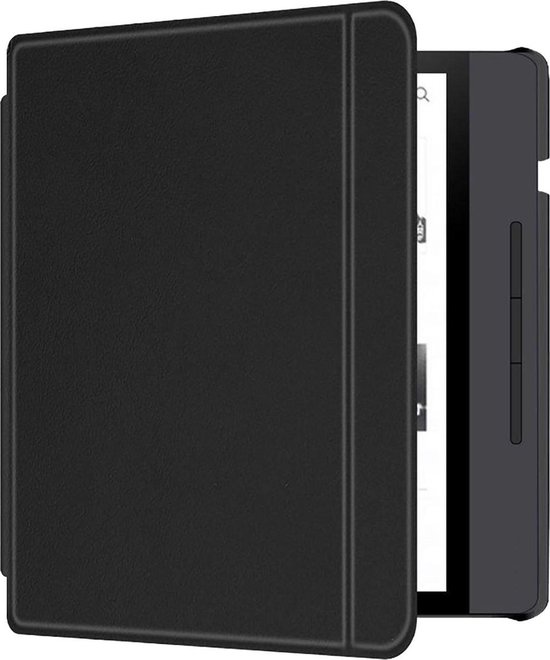 Hoes Geschikt voor Tolino Vision 5 Hoesje Bookcase Cover Hoes - Hoesje Geschikt voor Tolino Vision 5 Hoes Cover Case - Zwart van Merkloos — afbeelding 5