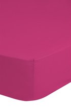 Zachte Jersey Hoeslaken 200x220cm - Hoekhoogte 30cm - 100% Katoen - Roze