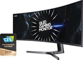 Bol.com Samsung C49RG90 - QHD VA Curved UltraWide 120Hz Gaming Monitor - 49 Inch aanbieding