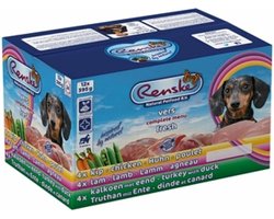 2x Renske Variatiebox Hondenvoer Nat Kate 12 x 395 gr