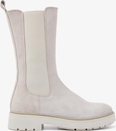 VIA VAI Alexis Zahir Chelsea boots dames - Hoge Laarzen - Beige - Maat 38