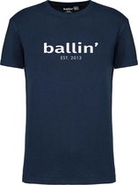 Ballin Est. 2013 - Heren Tee SS Regular Fit Shirt - Blauw - Maat L