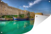 Tuinposter - Tuindoek - Tuinposters buiten - De oude haven van Paphos op Cyprus - 120x80 cm - Tuin