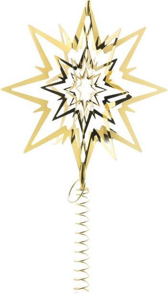 Old Lauscha Handgemaakt Glas Kerstboompiek Glas Krebs Glas Lauscha Der Onlineshop Für Christbaumschmuck Christmas Tree Star Piek Met Belletjes 30 Cm