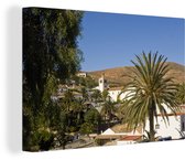 Une vue d'un village à Fuerteventura Toile 60x40 cm - Tirage photo sur toile (Décoration murale salon / chambre)