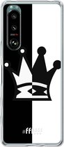 6F hoesje - geschikt voor Sony Xperia 5 III -  Transparant TPU Case - Chess #ffffff