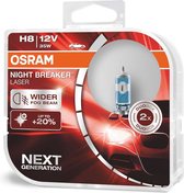 H8 Osram Night Breaker Laser 64212NL 2 stuks