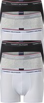 Tommy Hilfiger trunks (2x 3-pack) - heren boxers normale lengte - zwart - wit en grijs -  Maat: 4XL