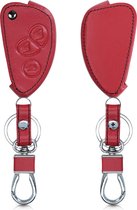kwmobile autosleutel hoesje voor Alfa Romeo 3-knops inklapbare autosleutel - Autosleutel behuizing in rood