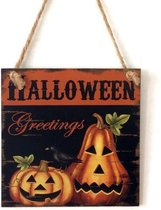 2 PCS Halloween Ghost Festival houten ambachten lijst decoratie cadeau hangende plank (JM00713)