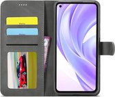 LC.IMEEKE Xiaomi Mi 11 Lite 4G/5G (NE) Hoesje Wallet Book Case Zwart