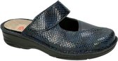 Berkemann -Dames -  blauw donker - pantoffels - maat 38