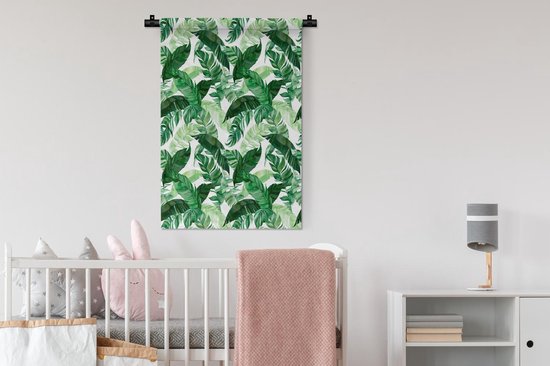 Tapisserie - Tapisserie - Feuilles - Vert - Motif - 60x90 cm - Tapisserie