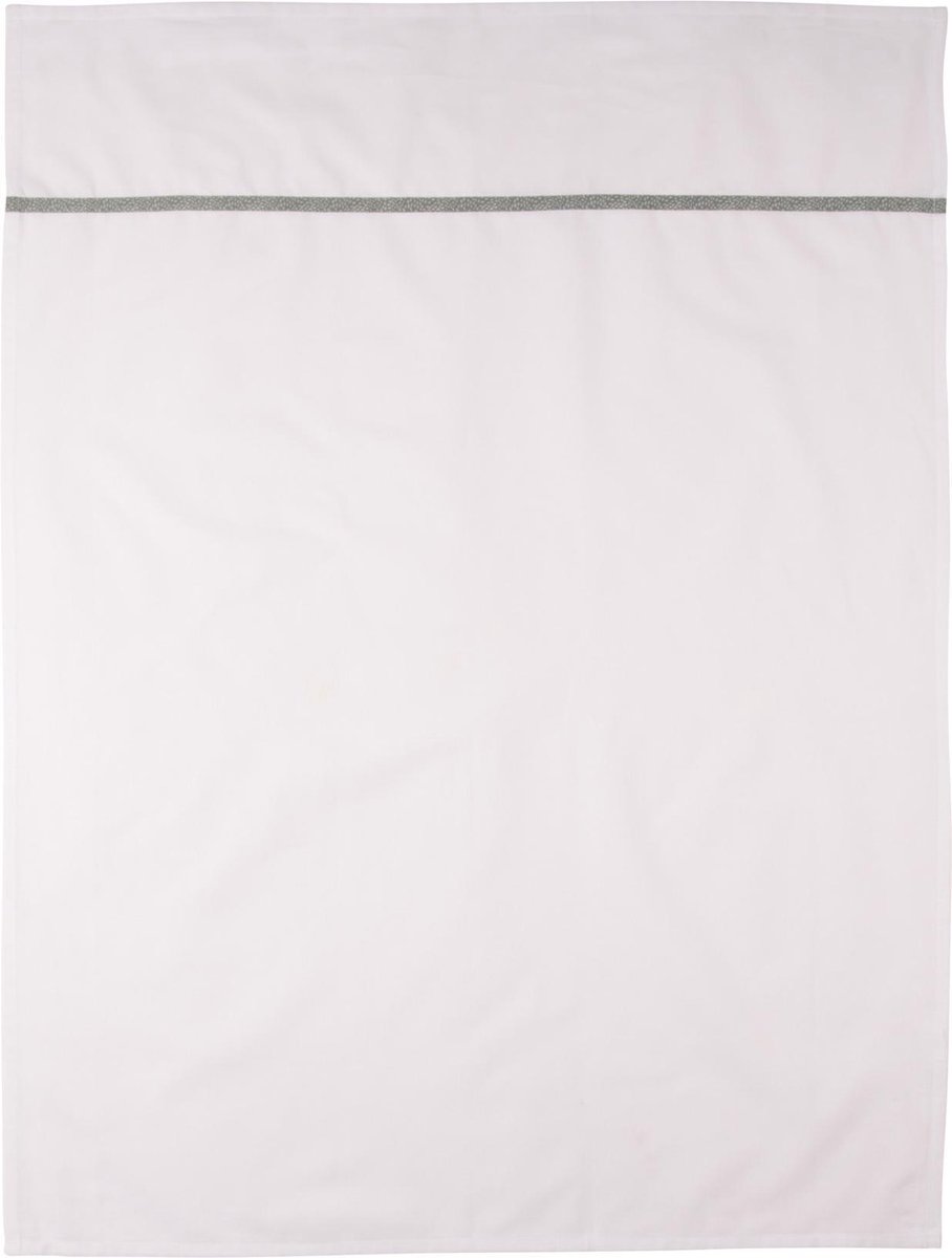 Briljant Baby Wieg Laken Minimal met Bies - 75x100 - Stonegreen