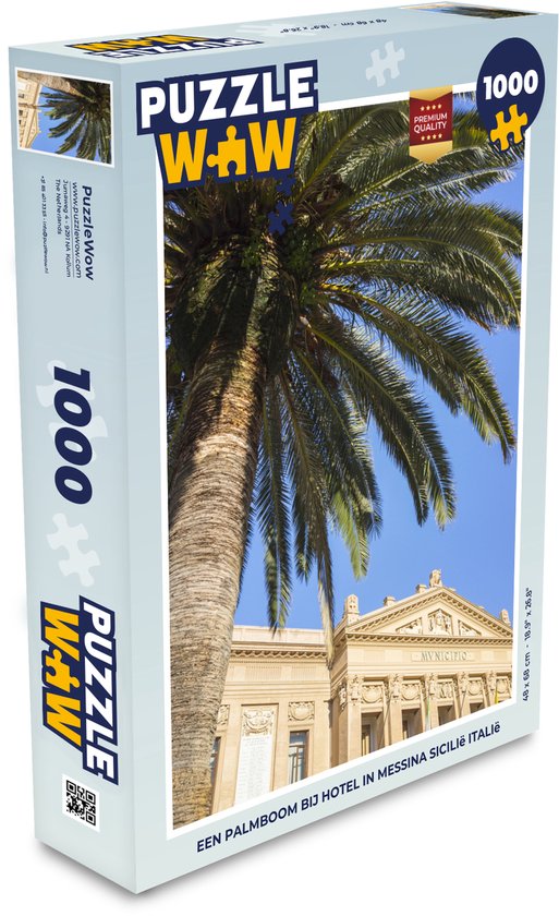 Bewonderenswaardig Ezel Melodieus Puzzel Een palmboom bij hotel in Messina Sicilië Italië - Legpuzzel - Puzzel  1000... | bol.com