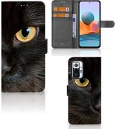 Telefoonhoesje Xiaomi Redmi Note 10 Pro Beschermhoesje Zwarte Kat
