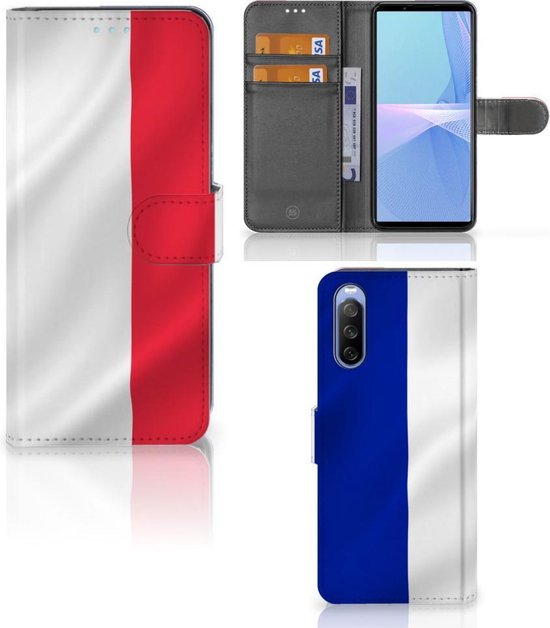 Overzicht toespraak Bedenken GSM Hoesje Sony Xperia 10 III Bookcase Frankrijk | bol.com