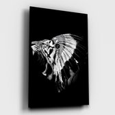 Poster Native Tiger - Papier - Meerdere Afmetingen & Prijzen | Wanddecoratie - Interieur - Art - Wonen - Schilderij - Kunst