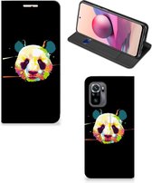 Hoesje ontwerpen Xiaomi Redmi Note 10S | 10 4G | Poco M5s Telefoontas Sinterklaas Cadeautje Panda Color