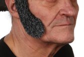 Partychimp Bakkebaarden Elvis Heren Donkergrijs 2 Stuks