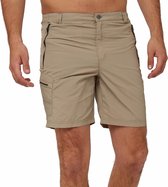Regatta Leesville Ii Korte Wandelbroek / Outdoor Broek - Bruin - Heren  - Maat XL