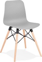 Alterego Scandinavische stoel 'TONIC' grijs design