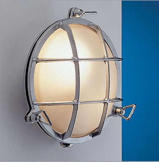 incompleet Zegenen Peuter Outlight - Buitenlamp - Bullseye-lamp Tornado vlak 15,5cm - Chroom - helder  glas - Outlet | bol.com