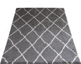 Vloerkleed Jeffie Grey 200 x 290 cm