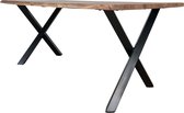 Eettafel Pluma 200 cm - Boomstamblad