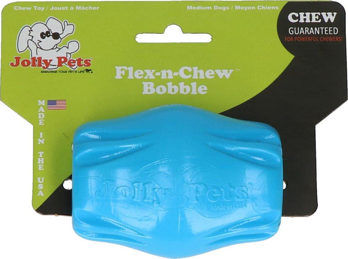 Jolly Pets Jolly Flexnchew Bobble Ovaal stuiterend hondenspeeltje