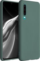 kwmobile telefoonhoesje voor Huawei P30 - Hoesje voor smartphone - Back cover in blauwgroen