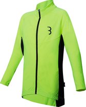 BBB Cycling Transition Fietsshirt Heren Lange Mouwen - Wielrenshirt - Fiets Shirt - 10-15 °C - Neon Geel - Maat L - BBW-237