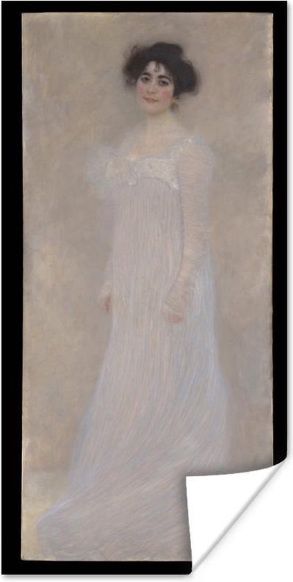 Poster Portret van Serena Lederer - Schilderij van Gustav Klimt - 20x40 cm