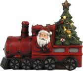 Countryfield Locomotief met kerstman LED