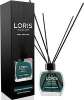 LORIS - Parfum - Geurstokjes - Huisgeur - Huisparfum - Gardenia & Galbanum - 120ml
