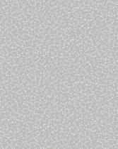 Steen tegel behang Profhome VD219122-DI vliesbehang hardvinyl warmdruk in reliëf gestempeld in used-look en parelmoer effect zilver 5,33 m2