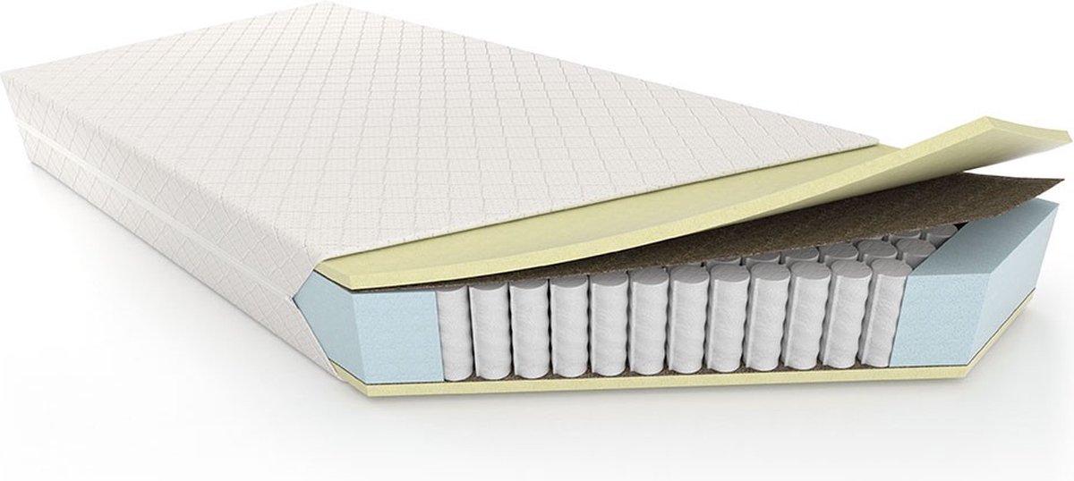 Perfectmatras Pocketvering Matras 90x210 - 7 zones - 21 cm hoog