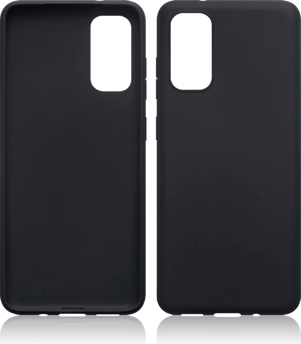 Qubits - Softcase hoes - Geschikt voor Samsung Galaxy S20 - Zwart