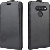 LG K50s Hoesje - Mobigear - Serie - Kunstlederen Flipcase - Zwart - Hoesje Geschikt Voor LG K50s