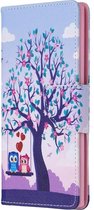 Samsung Galaxy Note 10 Hoesje - Mobigear - Design Serie - Kunstlederen Bookcase - Tree - Hoesje Geschikt Voor Samsung Galaxy Note 10