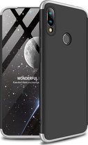 Xiaomi Redmi 7 Hoesje - Mobigear - 360 Serie - Hard Kunststof Backcover - Zwart / Zilver - Hoesje Geschikt Voor Xiaomi Redmi 7