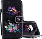 Samsung Galaxy S10e Hoesje - Mobigear - Design Serie - Kunstlederen Bookcase - Butterfly - Hoesje Geschikt Voor Samsung Galaxy S10e