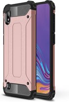 Samsung Galaxy A10 Hoesje - Mobigear - Outdoor Serie - Hard Kunststof Backcover - Roségoud - Hoesje Geschikt Voor Samsung Galaxy A10