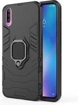 Xiaomi Mi 9 Hoesje - Mobigear - Armor Ring Serie - Hard Kunststof Backcover - Zwart - Hoesje Geschikt Voor Xiaomi Mi 9