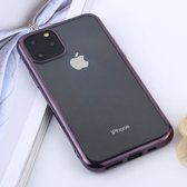 Apple iPhone 11 Pro Hoesje - Mobigear - Royal Serie - TPU Backcover - Transparant / Paars - Hoesje Geschikt Voor Apple iPhone 11 Pro
