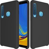 Mobigear Color Siliconen Backcover Hoesje - Geschikt voor Samsung Galaxy A9 (2018) - Zwart