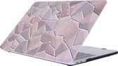 Mobigear Laptophoes geschikt voor Apple MacBook Pro 15 Inch (2016-2019) Hoes Hardshell Laptopcover MacBook Case | Mobigear Stone - Model 2 - Model A1707 / A1990
