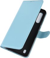 Motorola Moto G8 Power Lite Hoesje - Mobigear - Classic Serie - Kunstlederen Bookcase - Blauw - Hoesje Geschikt Voor Motorola Moto G8 Power Lite