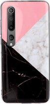Xiaomi Mi 10 Hoesje - Mobigear - Marble Serie - TPU Backcover - Tricolor - Hoesje Geschikt Voor Xiaomi Mi 10