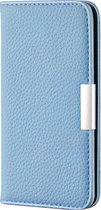 Apple iPhone 12 Pro Max Hoesje - Mobigear - Wallet Serie - Kunstlederen Bookcase - Blauw - Hoesje Geschikt Voor Apple iPhone 12 Pro Max
